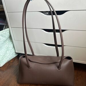 Freja Chrystie Bag Espresso Brown Leather Shoulder Bag